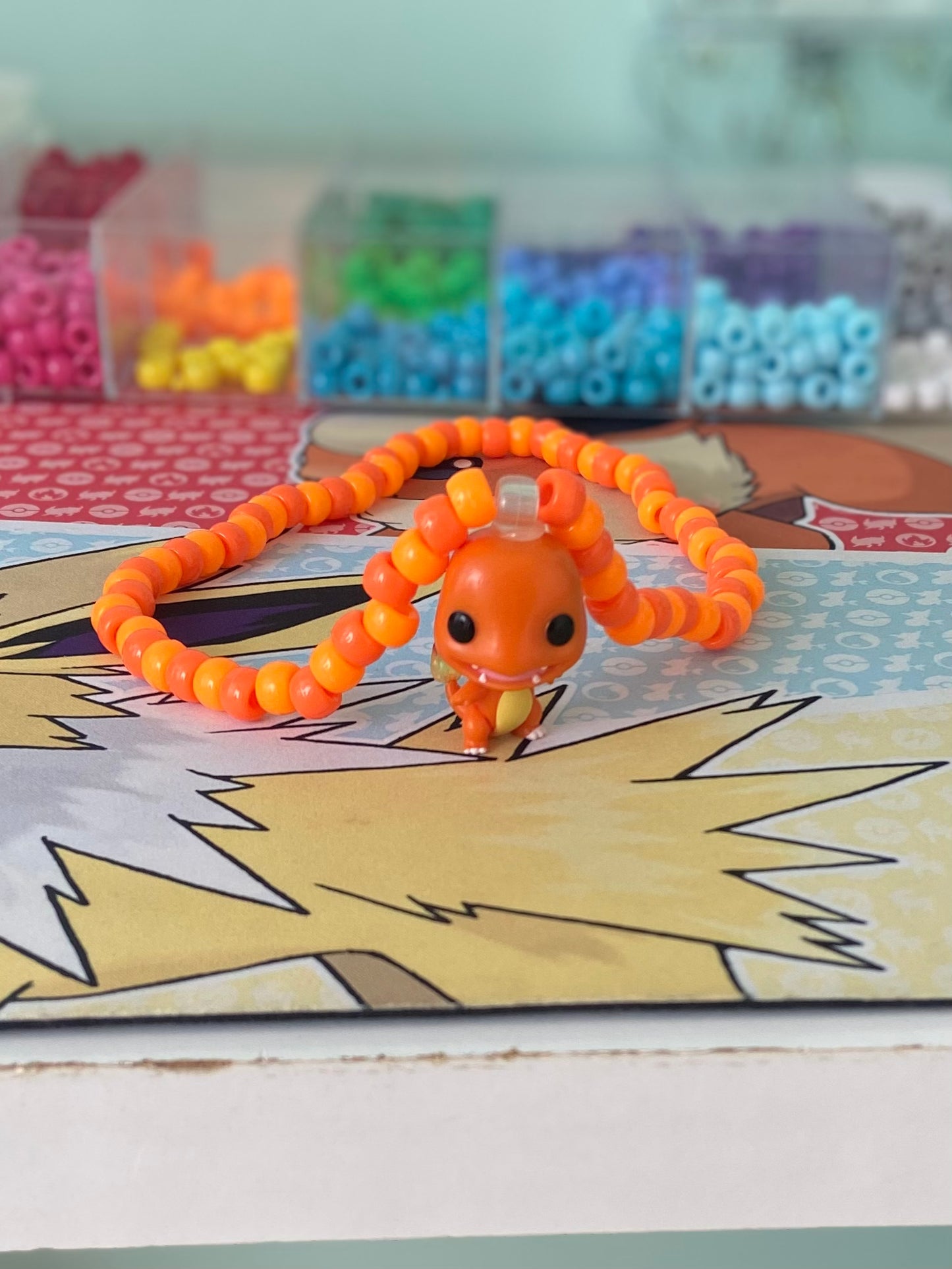 colar boneco charmander